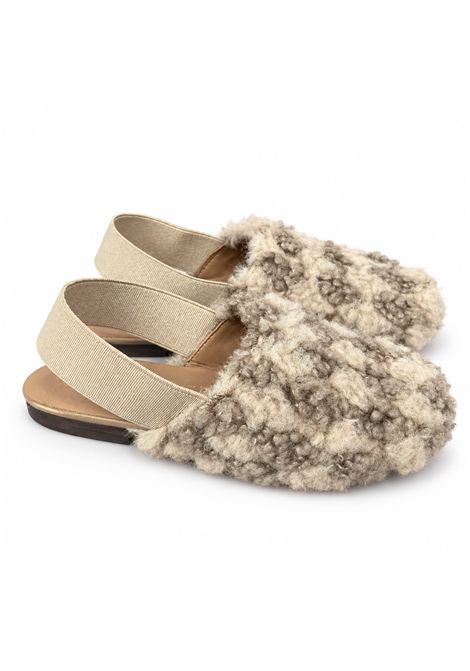 Sabot in ecopelliccia ELI 1957 | 40040PIEL YELTES TOPO